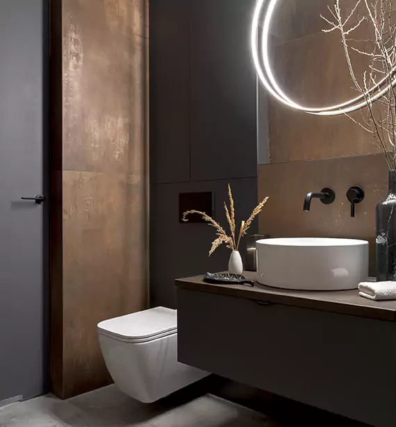 Half Bath Remodel Clare, MI