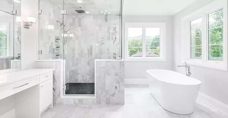 Full Shower Remodel in Clare