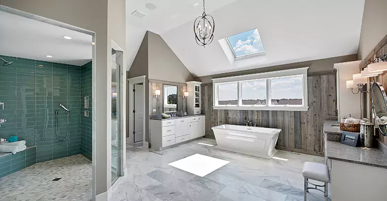 Guest Bathroom Flooring Remodel in Clare