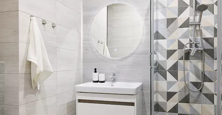Small Master Bathroom Remodel in Clare