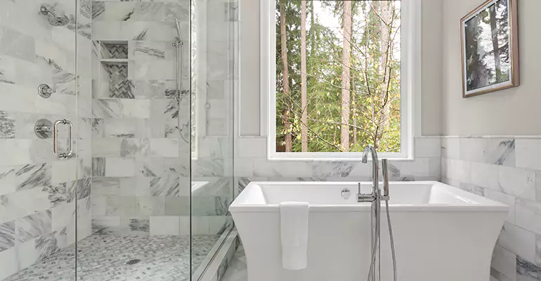 Bathtub to Tile Shower Conversion in Clare